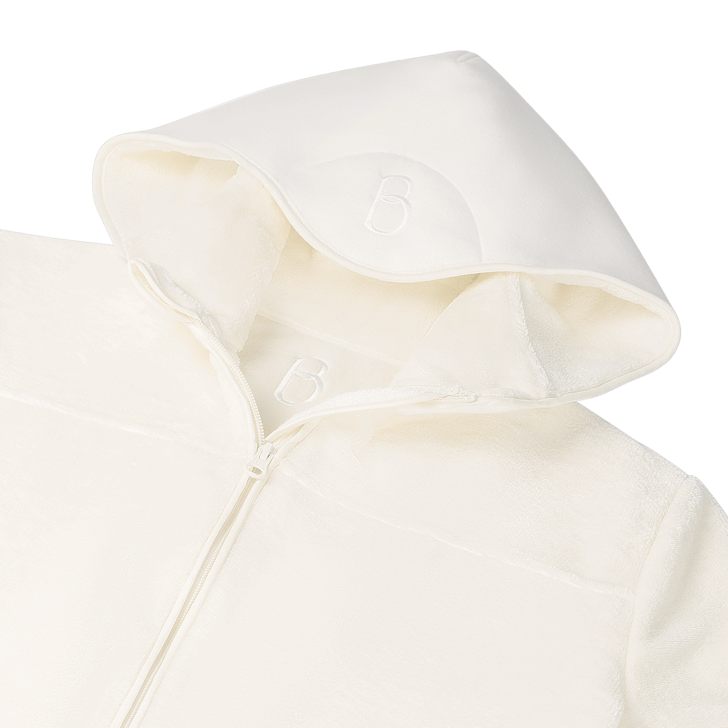 Balboa dames badjas Pebble White