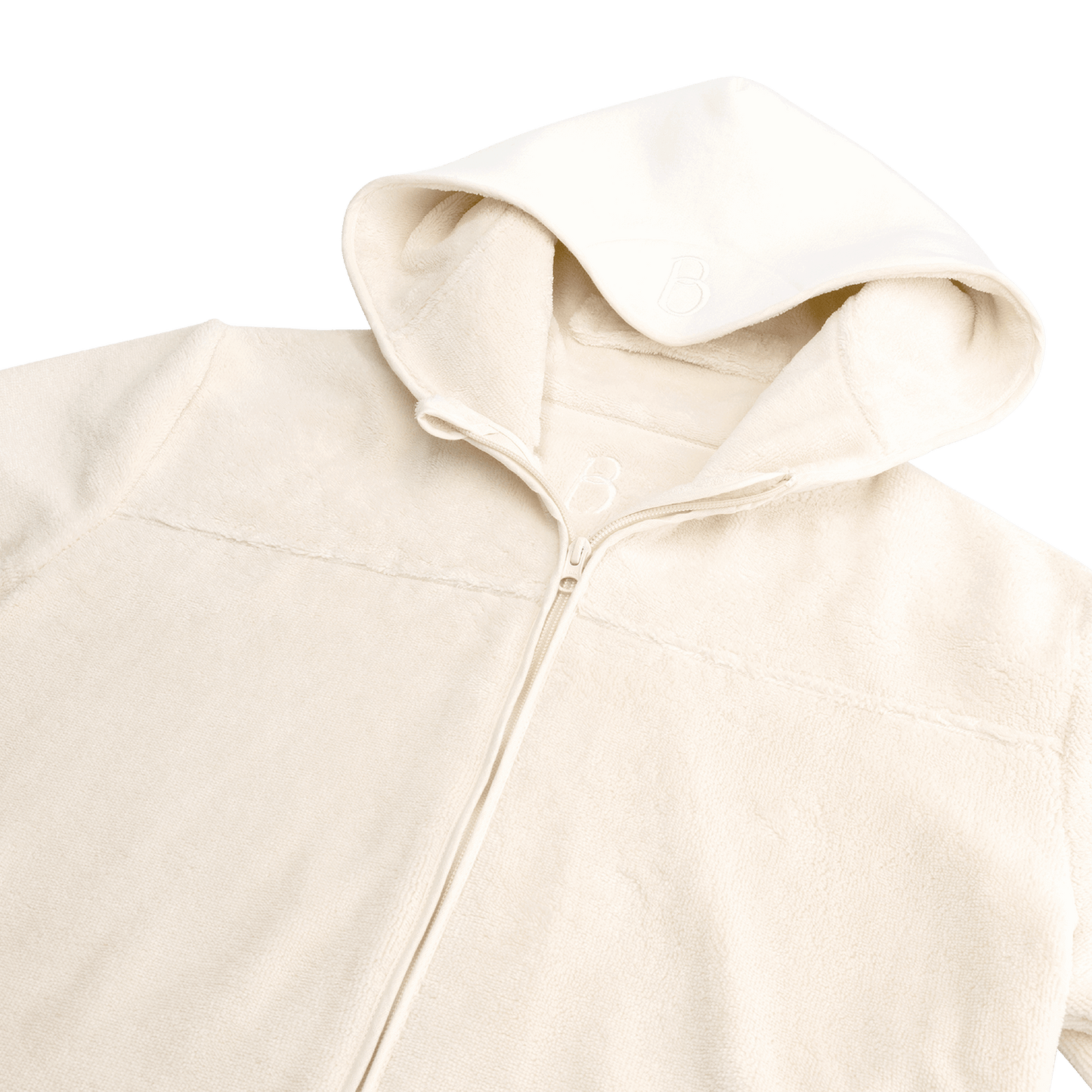 Balboa dames badjas Pebble White