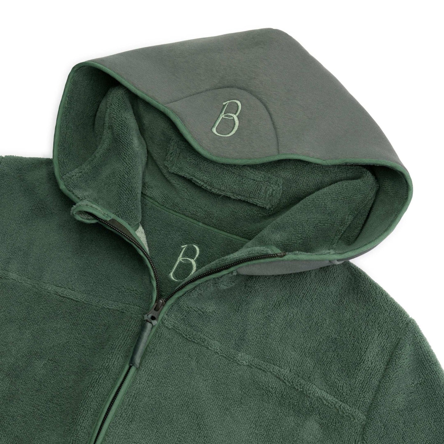 Balboa kinder badjas Forest Green