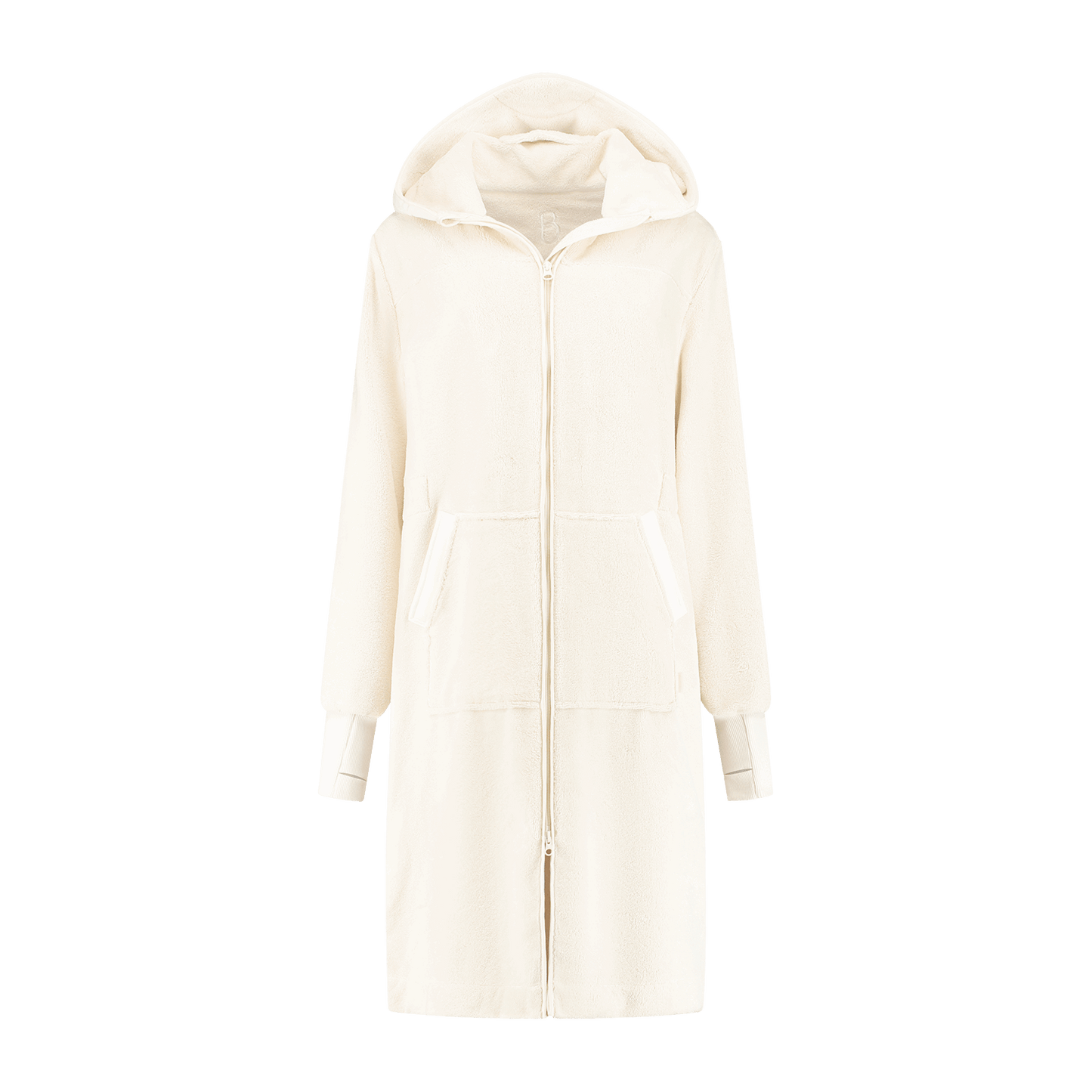 Balboa dames badjas Pebble White