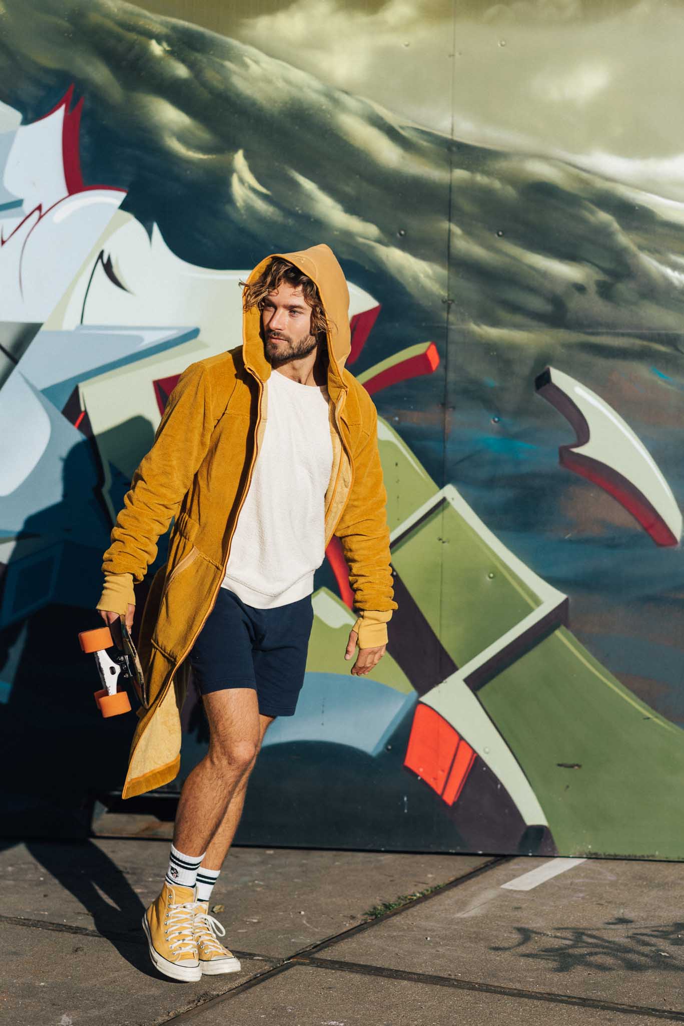 Balboa bathrobe for men Sunshine Yellow