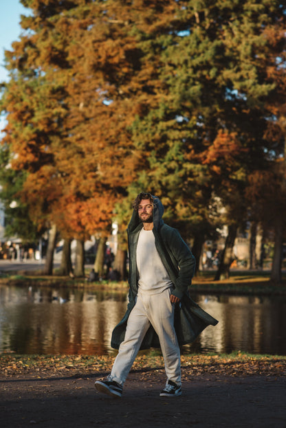 Balboa heren badjas Forest Green