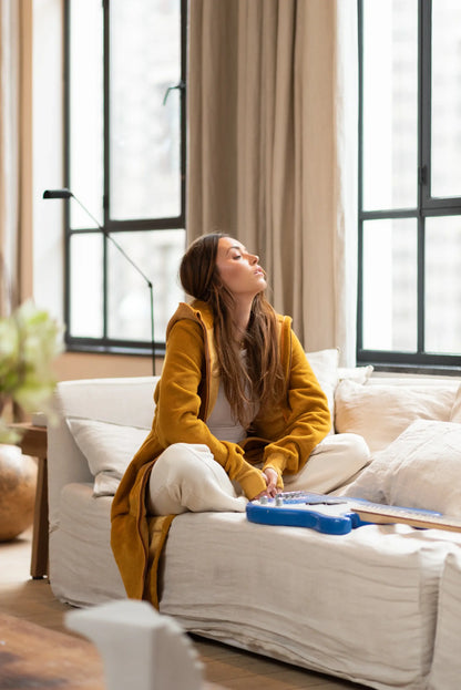 Balboa dames badjas Sunshine Yellow