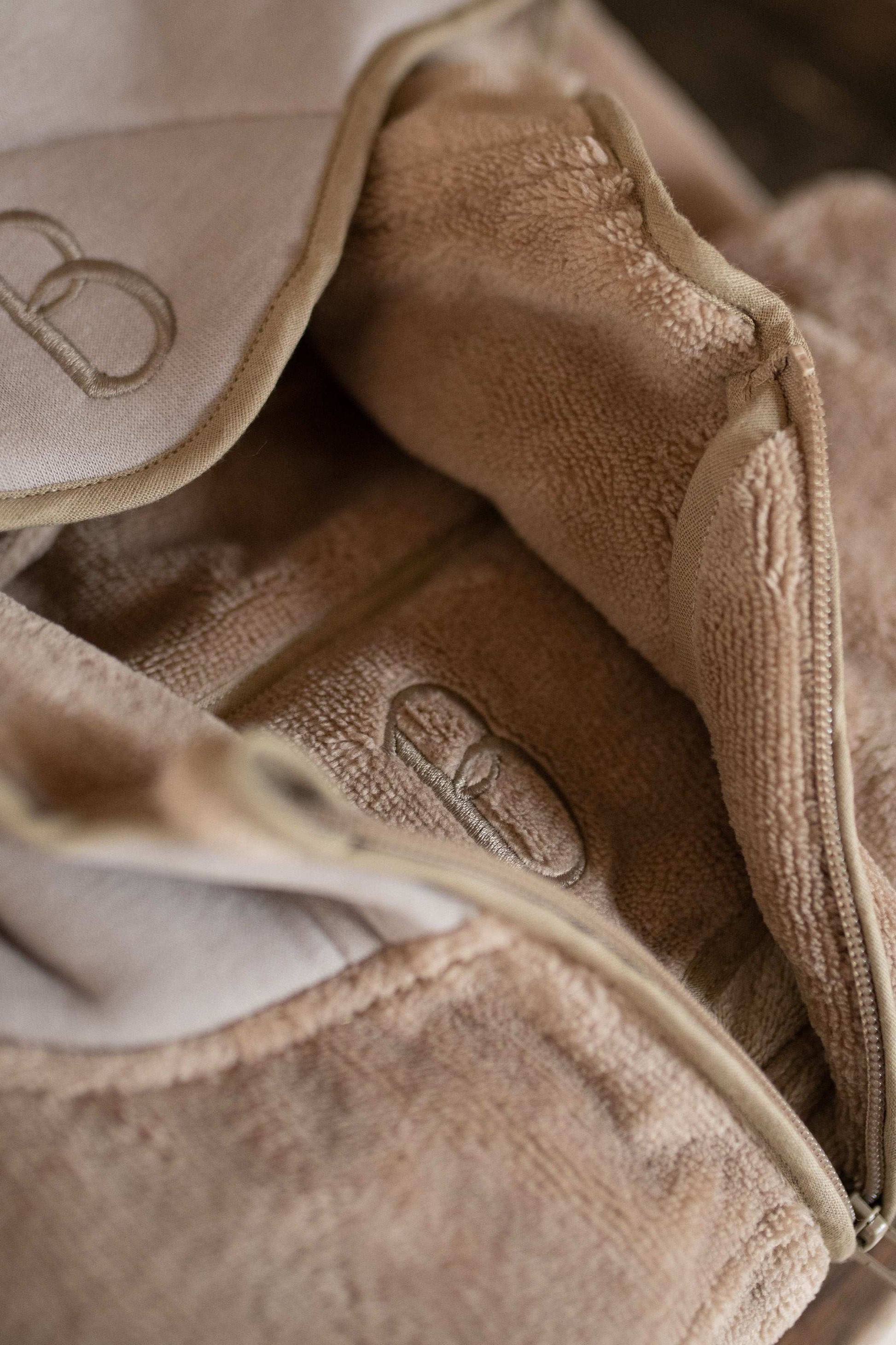 Balboa dames badjas Desert Taupe