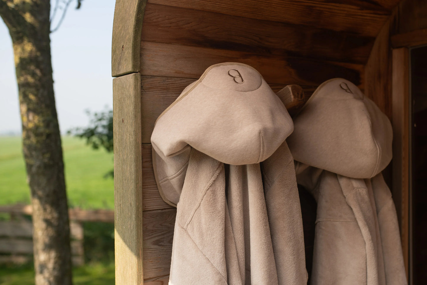 Balboa Herrenbademantel Desert Taupe