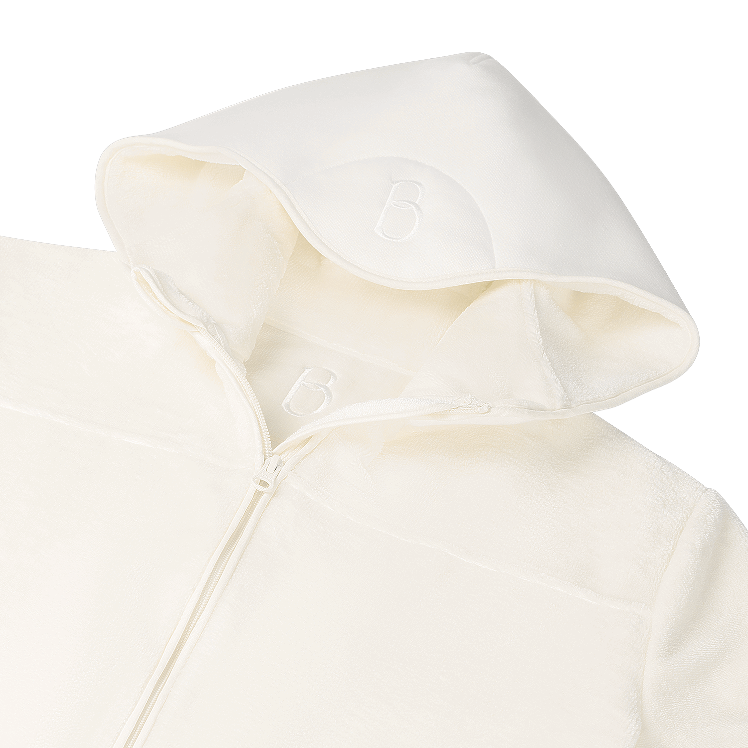 Balboa dames badjas Pebble White