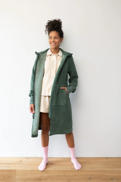 Balboa dames badjas Forest Green