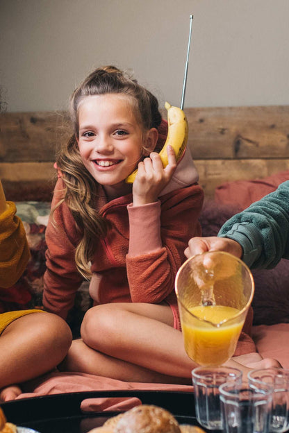 Balboa kinder badjas Raspberry Rose