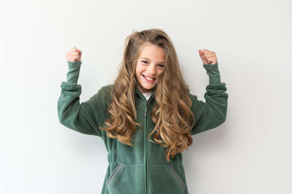 Balboa kinder badjas Forest Green