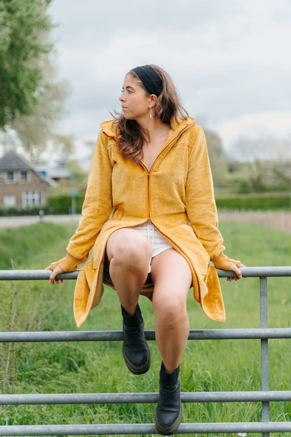 Balboa dames badjas Sunshine Yellow