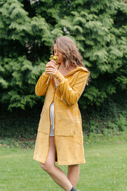 Balboa dames badjas Sunshine Yellow