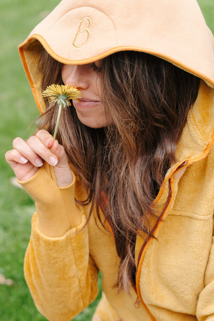 Balboa dames badjas Sunshine Yellow