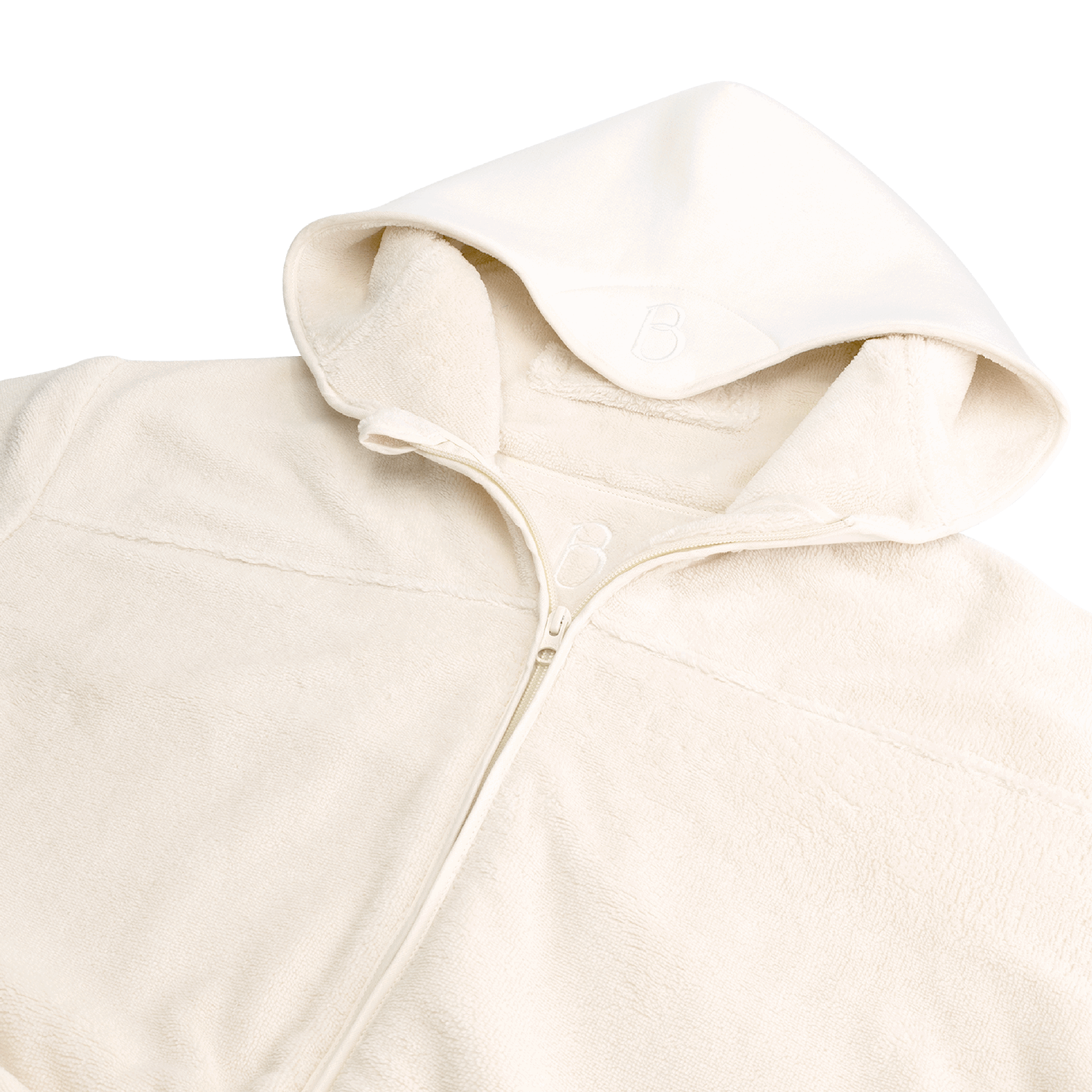 Balboa heren badjas Pebble White