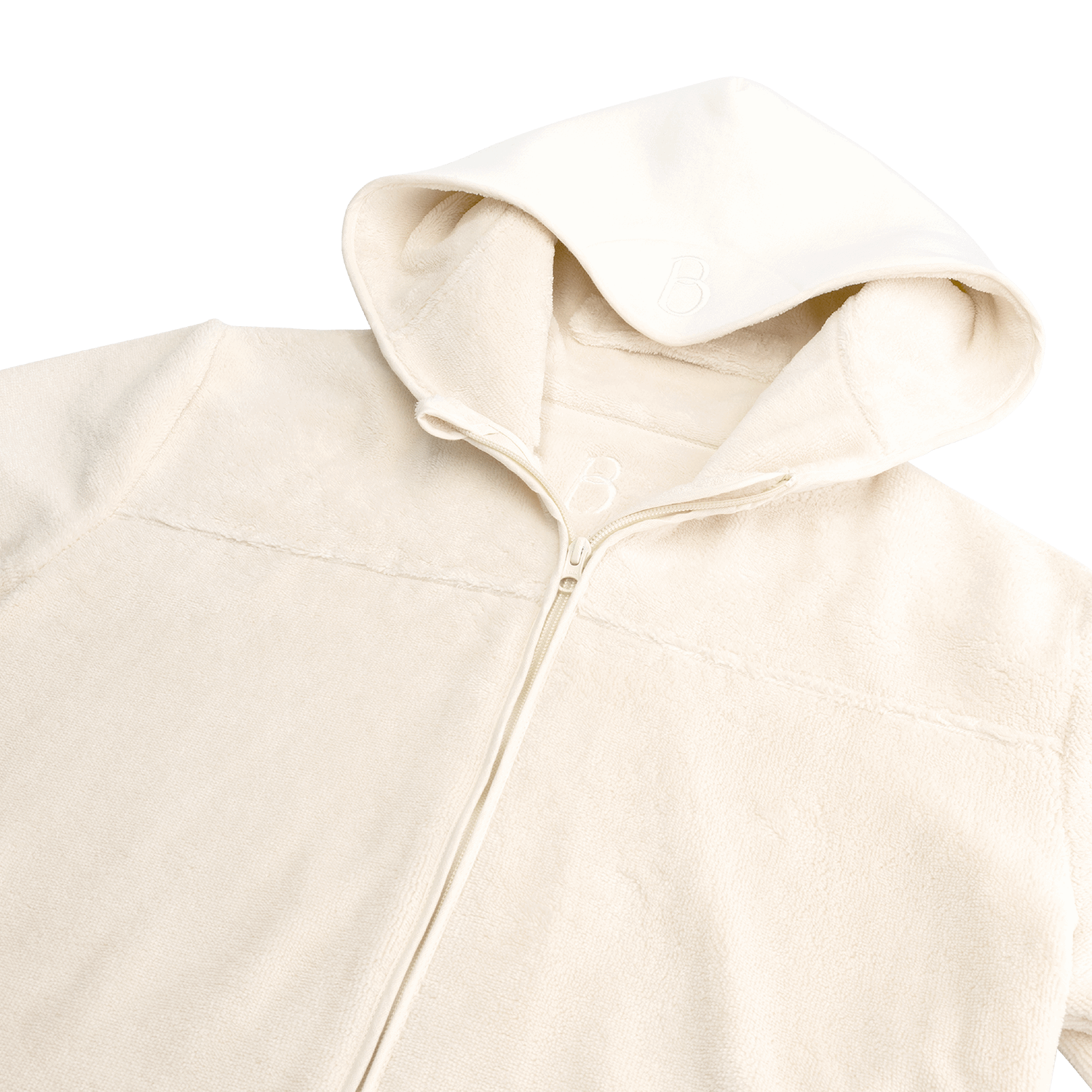 Balboa dames badjas Pebble White