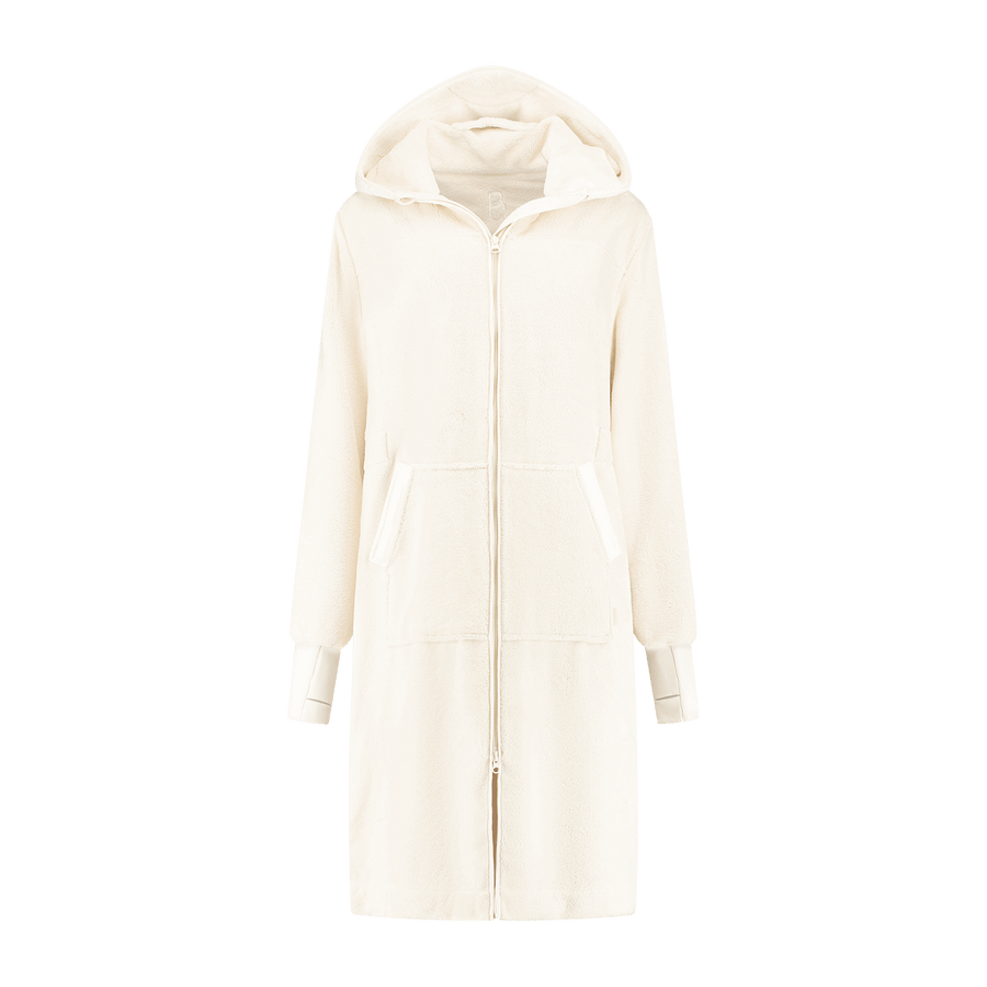 Balboa dames badjas Pebble White
